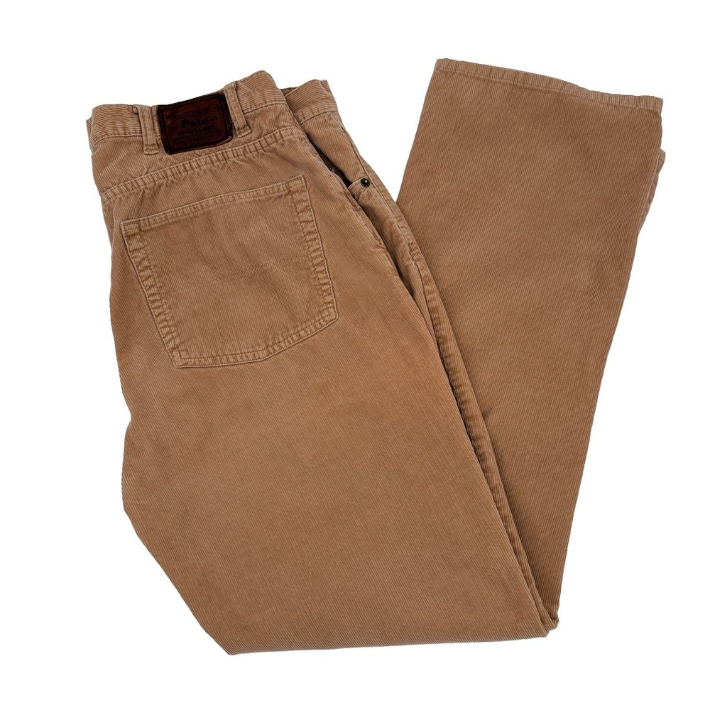 Polo Ralph‎ Lauren Pants Men 36x32 Corduroy Straight Leg Classic Y2K Americana